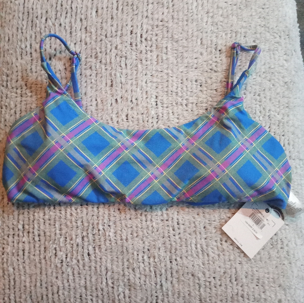 O'Neill Bay Plaid Bralette